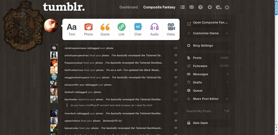 Hufflepuff Tattered Crest: Updated!