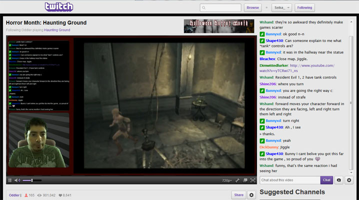 Twitch.tv Bigger Player+Chat