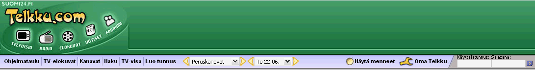 Telkku.com green skin!
