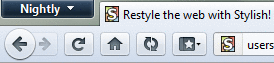 Firefox: Black or White Icons