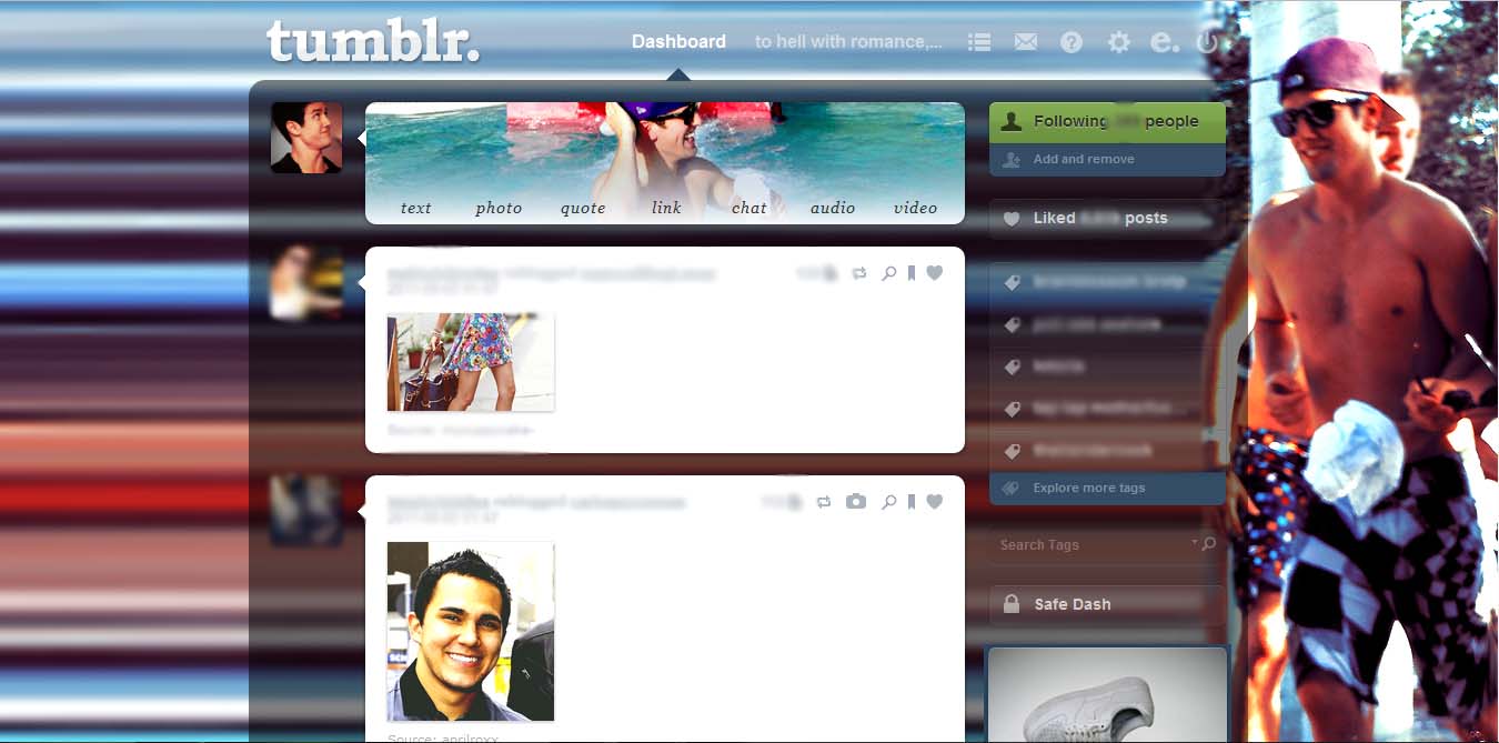 Logan Shirtless Dashboard Theme