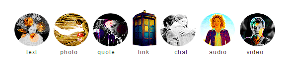 Doctor Who -eleven- Tumblr dash icons