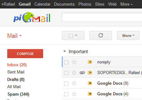 Replace Gmail Logo with your own