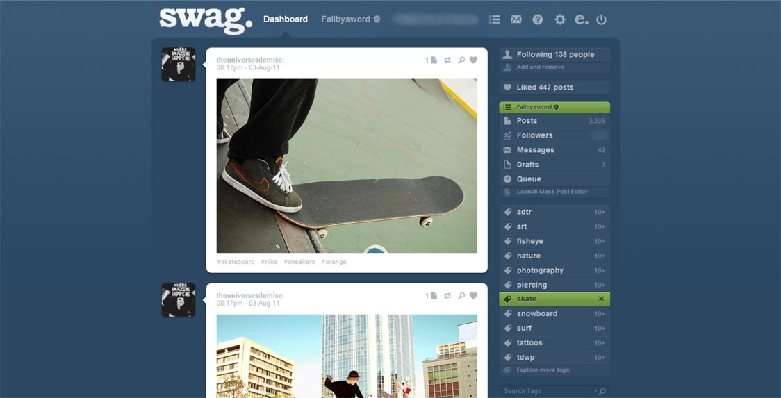 swag. tumblr logo
