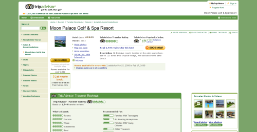 TripAdvisor - fluid width
