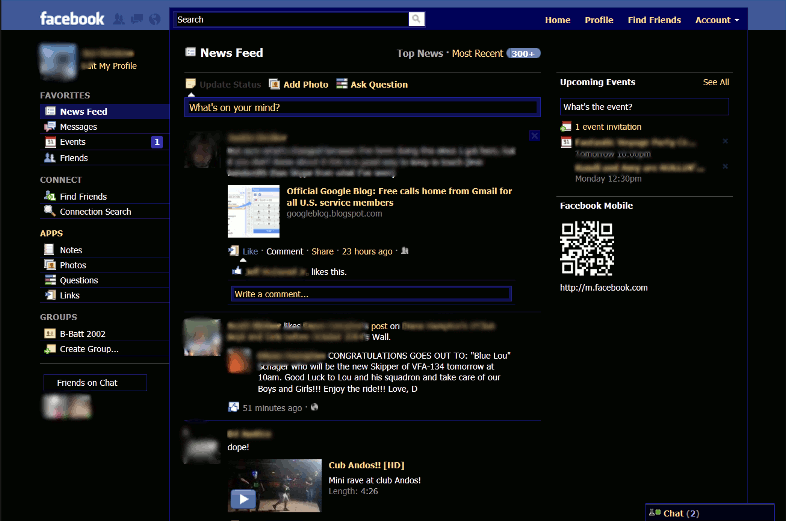SKYY's Dark Facebook