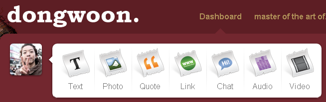 BEAST's dongwoon tumblr logo