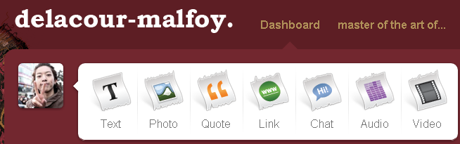 Delacour-Malfoy's tumblr logo