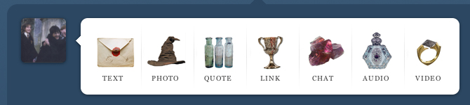 Harry Potter treasures ϟ tumblr dashboard icons
