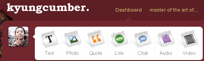 Block B's Kyungcumber tumblr logo