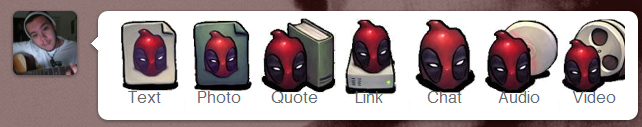 Deadpool New Post Icons for Tumblr
