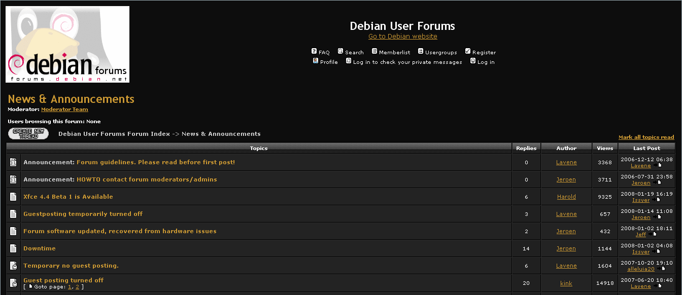 painted clearly - phpbb v2 graphics pack: Part 1