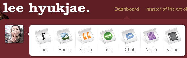 Super Junior's Lee Hyukjae tumblr logo