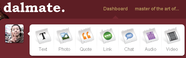Dalmate tumblr logo