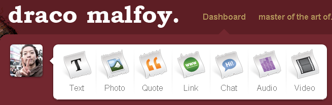 Draco Malfoy tumblr logo