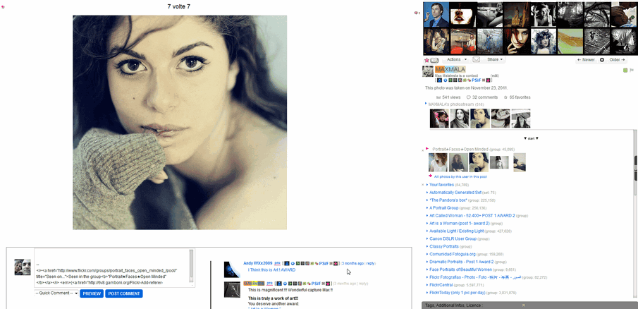 DEPRECATED - Flickr WideScreen - GM - Commented ON