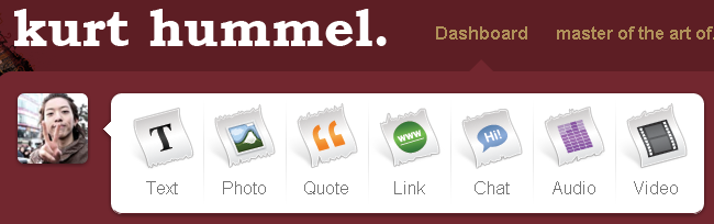 Glee's Kurt Hummel tumblr logo