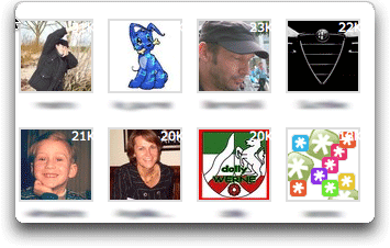 qype.com - no stars but points on user-pics