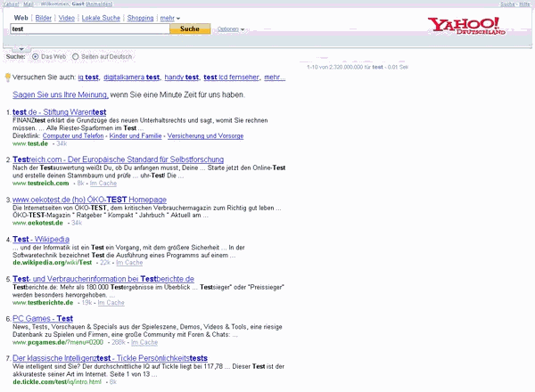 Yahoo Suchergebnisse Anzeigen-Remover (Adblocker)