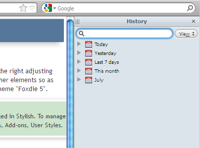 <fx> Sidebar at right for Foxdie 5