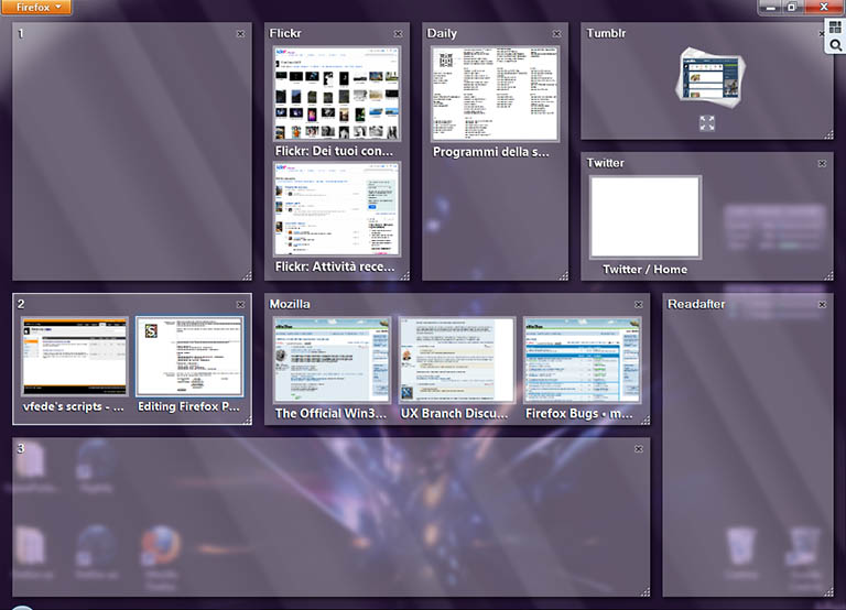 Firefox Panorama Sharper Metro Glass