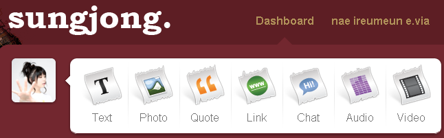 Infinite's Sungjong tumblr logo