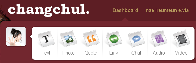 Changchul tumblr logo