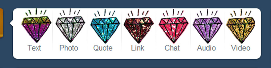 Glitter Diamonds icons