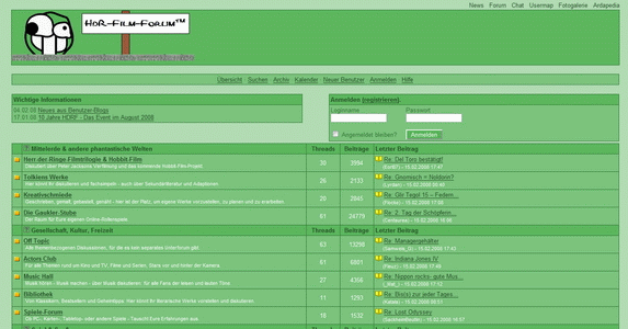 Herr der Ringe"-Forum - the ugly version