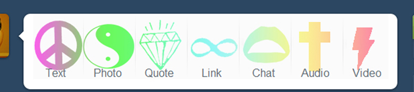 Rainbow symbol icons