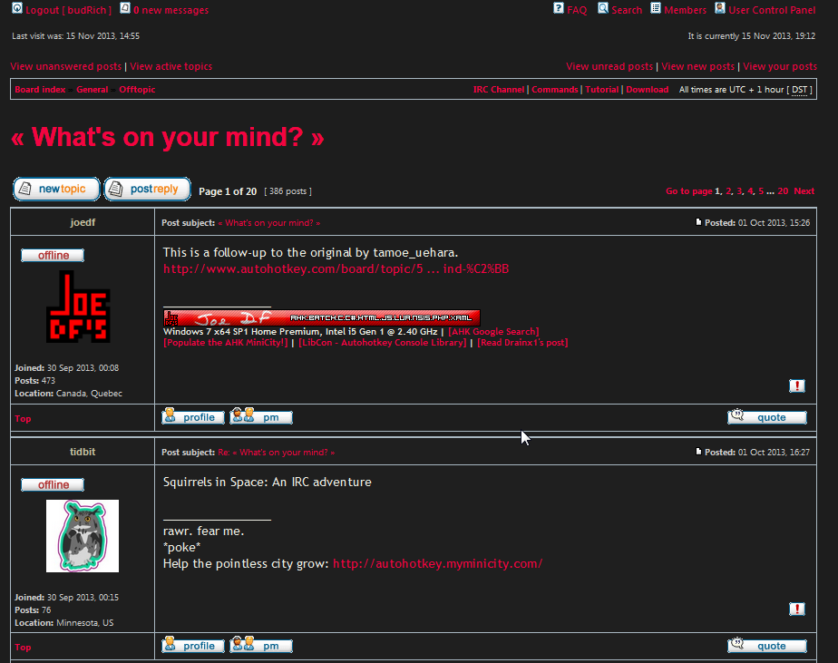 Clockwork AHK forum theme