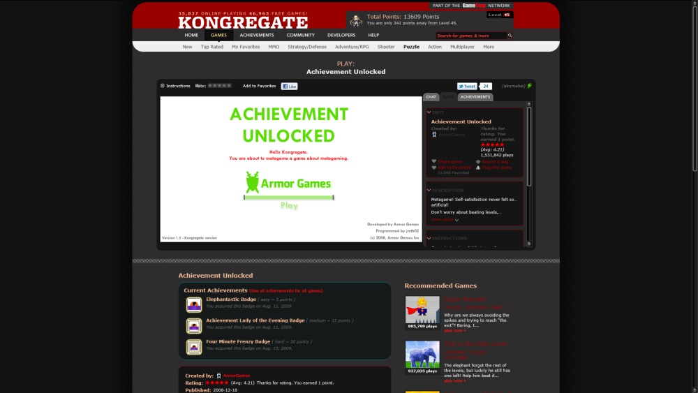 Kongregate Dark