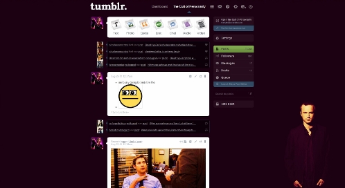 Aaron Paul Tumblr Theme 3