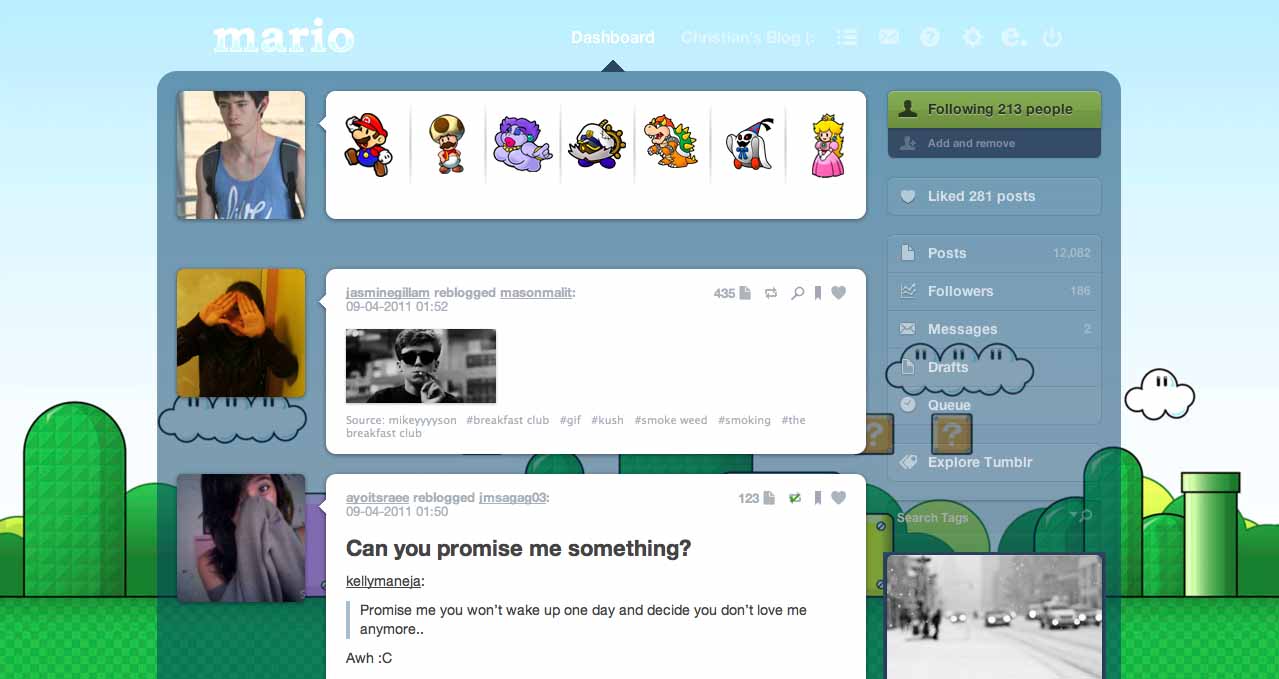 Mario Theme Complete (tumblr)