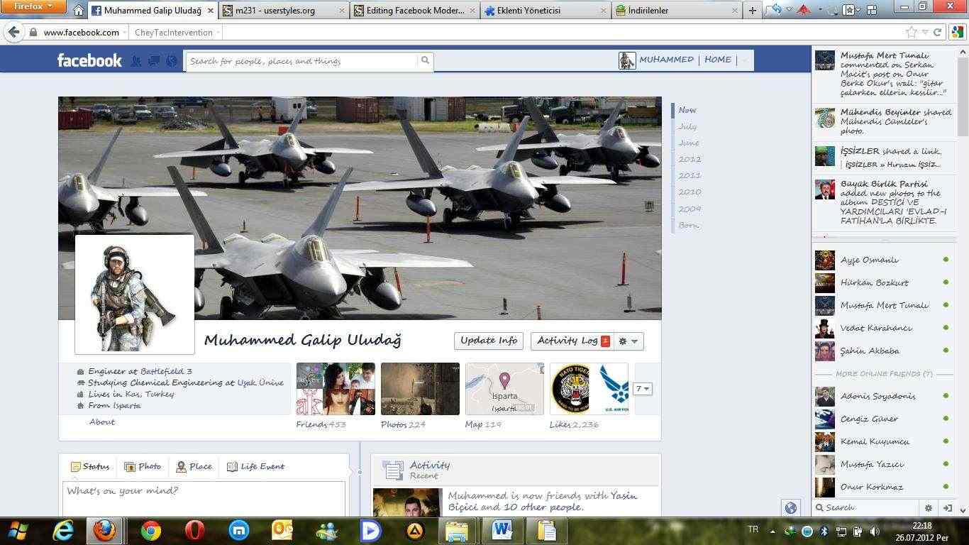 Facebook Modern Skin improved + Options [UPDATED]