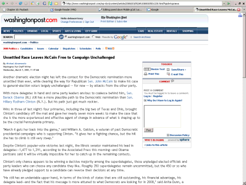 washingtonpost.com cleanup