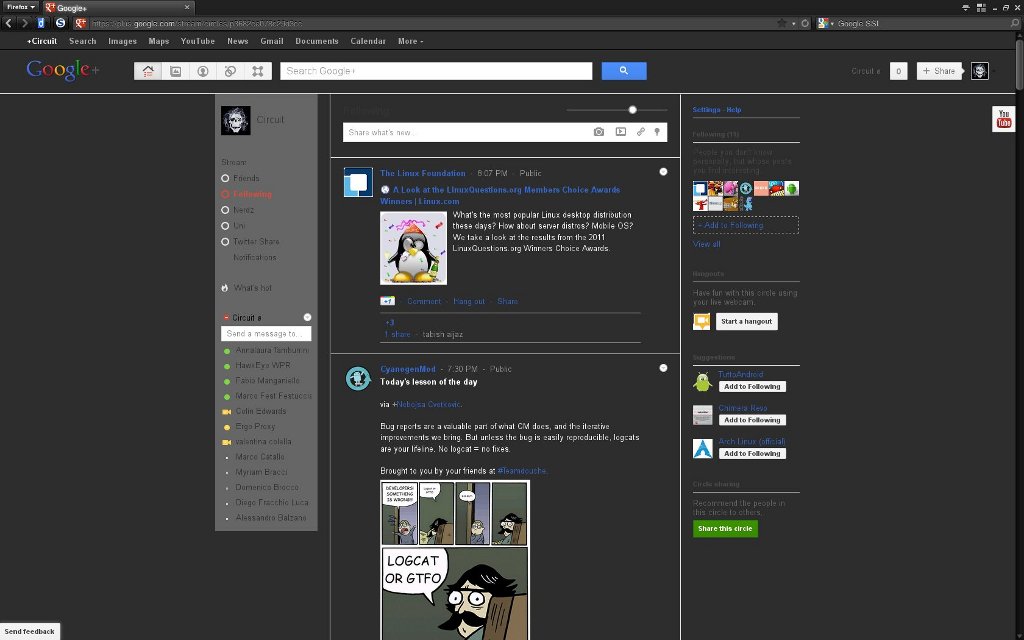 G+ Gy ( Google + Style )