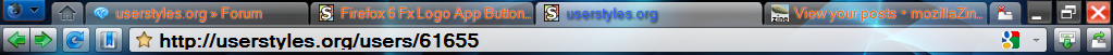Blue Fx Logo App Button/Styled Tabs-WinXP - Fx 5+