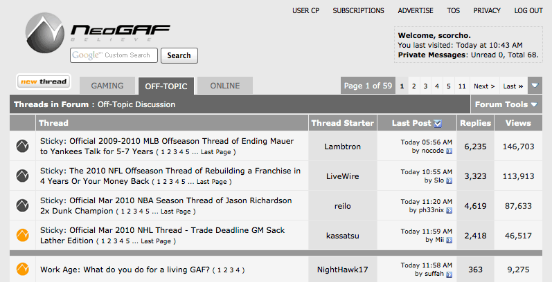 NeoGAF - Monochrome and Compact (work-friendly!)