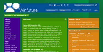WinFuture.de RELOADED 2k11 METRO STYLE [WINDOWS 8]