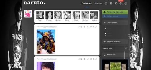 Minho (SHINee) dashboard theme and icons