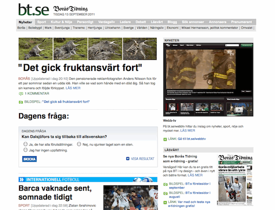 Bt.se, läsbar