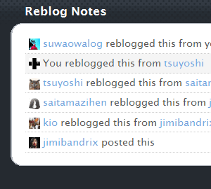 Tumblr - Reblog Notes Styler