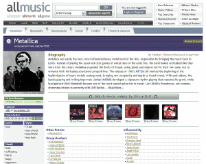 allmusic.com - adblocked & tweaked