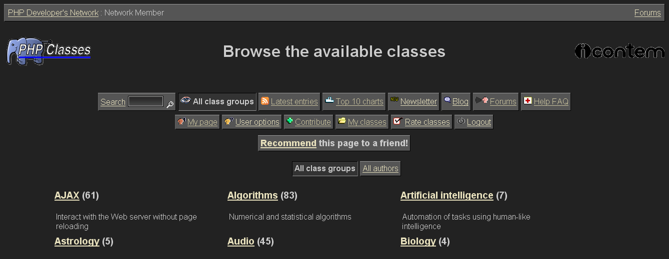 painted black - phpclasses