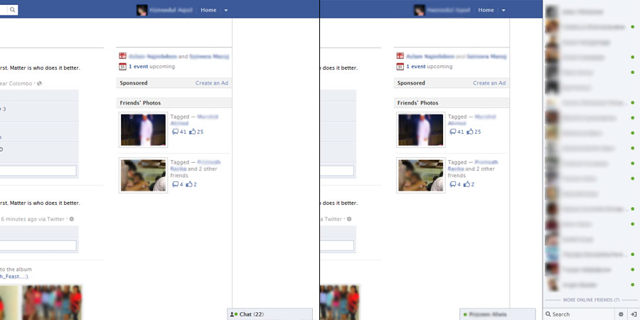 Disable Facebook Ticker