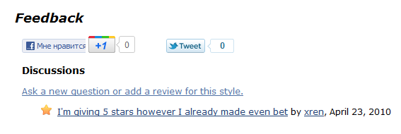 UserStyles.org - Hide "Start a New Discussion"