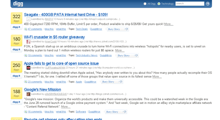 digg v4 - Minimalist