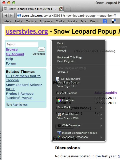 Snow Leopard Popup Menus for FF