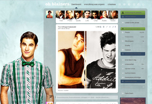 Tumblr - Blaine Anderson theme 2